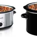 Crock-Pot 7 Quart Oval Manual Slow Cooker and Crock-Pot Small 2 Quart Round Manual Slow Cooker