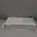 ZHANYIGY 2pc Set White Pinecone Rattan Thread String Christmas Reindeer Figurine Table Desk Decorations Glittering Xmas Holiday Party Supply