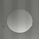 HONKID Metal Aluminum Mouse Pad, Thin Hard Mousepad, Double Sided Waterproof Fast and Accurate Control Mousepad for Laptop, Computer and PC, Office, 7.87 * 7.87 Round Silver (7.9L x 7.9W inches)