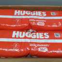 Huggies Size 5 Baby Diapers, Little Movers HuggFit 360 Baby Diapers with 360 Waistband, Size 5 (27+ lbs), 128 Count (2 Packs of 64),