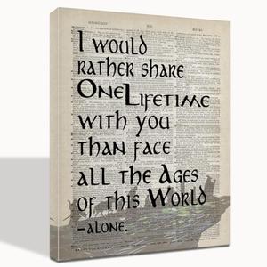 Lord of the Rings Gifts: Framed Arwen Poster - 16x20 inch Wall Art Decor for LOTR Fans