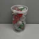 2.36"/60mm Christmas Ornaments Set, 25 PCS Shatterproof Christmas Tree Decor Set, Hanging Plastic Xmas Balls for Home, Holiday, Wedding, Xmas Hanging Decortions (Red Green White)