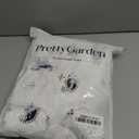 PRETTYGARDEN Womens Summer Boho Maxi Dress 2026 Trendy Short Sleeve V Neck Flowy Beach Floral Dresses with Pockets (White Black Flower,X-Large)