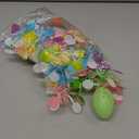 Easter Garland Lighting Decor Glitter Tinsel Spring Garland 6Ft 10 Easter Egg Lights String Decorations for Tree Mantle Fireplace Bedroom Office Classroom Party Garland Eggs Lights String