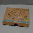 Modeling Clay for Kids - 12 Super Soft & 100% Natural Doughs Made from Wheat Flour - 100g Per Can of Reusable & Vibrant Clay Modeling Kit for Ages 3+ by Maries Kids