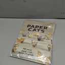2 x DIY Paper Cat Origami Kit - 100 Sheets DIY Origami Paper to Fold 3D Cute Cats Figures,Fun Creative Art Project, Desk Decoration Handmade Paper Craft Kit Decoration & Gift for Pet Lovers (Cat 100PCS)