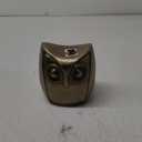 HD Designs Aluminum Owl Gold 3.6 Inches Home Decor Desk Table Shelf Figure