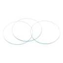 uxcell 6-Pack Watch Crystal Lens Glass 42mm Dia. Round Flat Mineral Replacement Parts for Watchmaker Repair