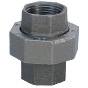 Anvil International 8700162855, Malleable Iron Pipe Fitting, Union, 1/4" NPT Female, Black Finish (0.25 Inch)