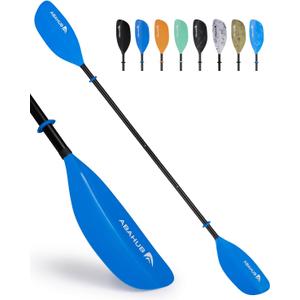 Abahub 210-230cm Adjustable Kayak Paddle for Kayak,Boating, 82.6''- 90.5''