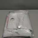 Living Room Curtains Blackout | Polyester Double Layer with Sheer Room Darkening Grommet Drapes for Living Room Bedroom Window, Grey Pink, 39x79 Inch