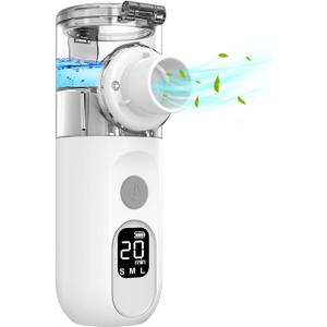 Portable Nebulizer for Adults and Kids with 3 Speed Adjustments for Travel and Household Use