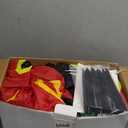 Sizonjoy Outdoor Christmas Inflatables Decorations,13 FT Lighted Christmas Inflatables Santa Claus on Sleigh with 3 Reindeer & Christmas Tree for Indoor Outdoor Home Holiday Yard Decorations