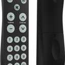 Upgraded Big Buttons Universal TV Remote with Backlit, Learning IR Remote Control Replaces All Infrared Remotes for TVs, DVD Players & Set-Top Boxes, Easy to Use for Seniors (Not for Voice/RF Remotes)