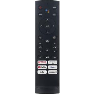 ERF3A90 Replaced Voice Remote fit for Hisense Android Smart TV 75U9DG 55U8G 65U8G 55U7G 65U7G 75U7G 55U78G 65U78G 75U78G 75A76K 55A76K