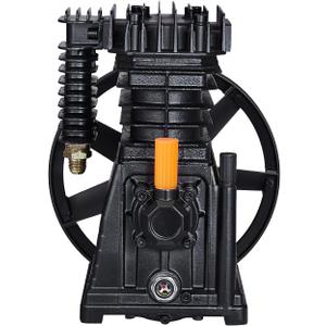 VEVOR Air Compressor Pump Head, 3HP 5.8CFM @ 90PSI, Twin Cylinder Oil Lubricated Air Compressor Piston Pump Head, Single-Stage Aluminum Air Compressor Pump Replacement with Max. 116PSI Pressure