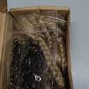 Clip in Braid Hair Extensions - Boho Festival Princess Braid, Viking & Renaissance Hair Extension, Fairy Cosplay Wedding Hairpiece for Women - Glazed Sand