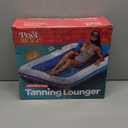 Premium Inflatable Tanning Pool Lounger | Large Inflatable Tanning Bed for Adults - 4 in 1 Multipurpose Suntan Tub | Pool Floats Adults, Inflatable Pool Float | Tanning Float - Sunbathing Pool Raft