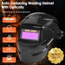 Large Viewing Screen Welding Mask, DEECOZY True Color Solar Automatic Dimming Color Changing Head-Mounted Welding Mask for Grinding Welder, Medium