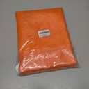 youleyar Solid Sheer Rod Pocket Curtain Voile Draperies 2 Panels White Beige Orange Grey Coffee 60 Inch Width 108 Inch Long 1 Pair for Kitchen Bedroom Children Living Room Yard(Orange,60W108L)