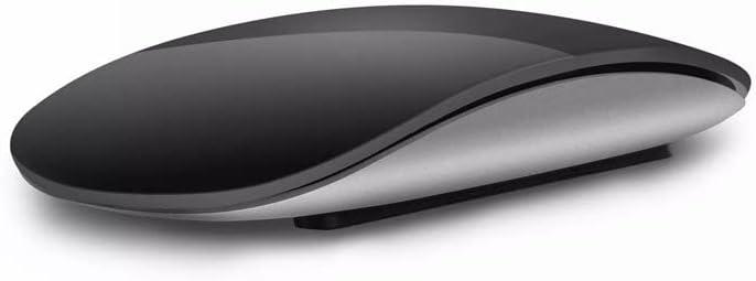 Wireless Mouse Silent Multi Arc Touch Bluetooth Mice Ultra-Thin Magic Mouse Slim Rechargeable Wireless Silent Mouse Office Mice for MacBook/Laptop/Ipad/Mac/PC (Black)