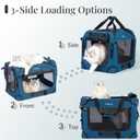 Extra Large Rolling Cat Carrier with Wheels, Soft Sided Pet Dog Carrier on Wheels for Big Cat 20lbs+ 2 Cats, Car Travel Portable XL Wheeled Bag 25"x16.5"x20.5"