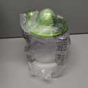 Proctor Silex Electric Citrus Juicer Machine, Large 34 oz. Pitcher, Pressure Activated, 2 Reamers for Big and Small Fruit, Pulp Control, for Orange, Lemon, Grapefruit Juice, White & Green (66340)