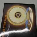 Yeewhale COB LED Strip Lights 100ft, 6000K DC 24V Dimmable White Flexible LED Rope Lights for Bedroom, with Remote and app Control LED Lights Strip for Living Room, Shelf, Cabinet (2 Rolls of 50ft)