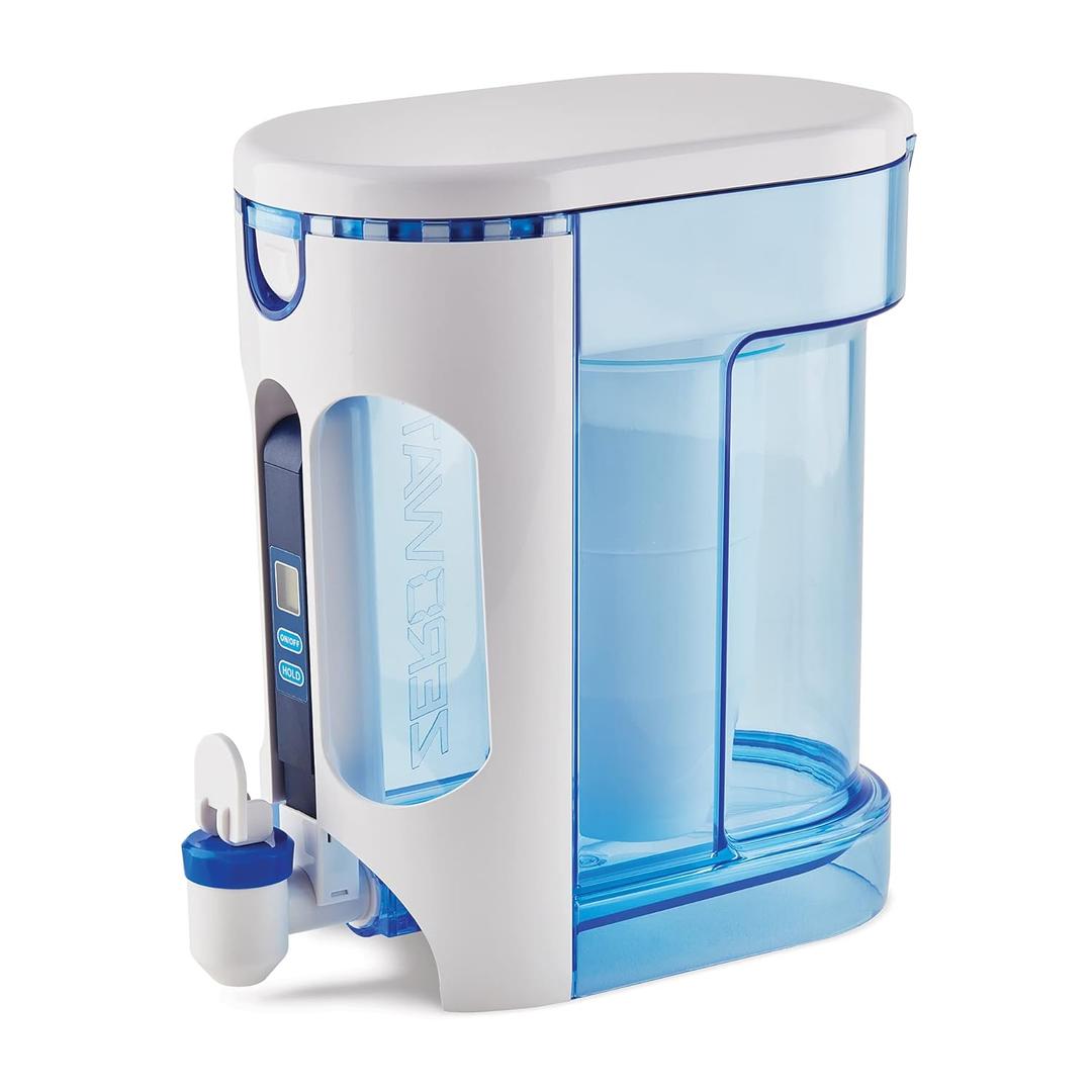 ZeroWater 12-Cup Ready-Read 5-Stage Water Filter Pitcher  0 TDS for Improved Tap Water Taste - IAPMO Certified to Reduce Lead, Chromium, and PFOA/PFOS