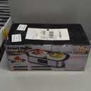 Yogurt Maker with Two Containers, Yogurt Maker Machine with Adjustable Temperature & Time Control, Automatic Shut-Off & Constant Temper for Homemade Probiotic Yogurt, Promoting Gut Health