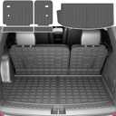 7&8 Seats Cargo Mat Compatible with 2018-2024 Chevy Traverse Cargo Liner Trunk Backrest Liner Trunk Mat Replacement for 2018-2024 Chevy Traverse Accessories