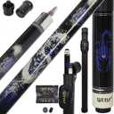 Pool Cue Stick,Billiard Cue Sticks with Hard Case Low Deflection Shaft Professional Billiard Pool Cues Sticks 19.5-21 oz Cue Stick, 20 oz