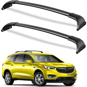 Wonderdriver Roof Rack Cross Bars 300lbs Compatible with Buick Enclave 2018-2024 (with Flush Side Rails),Heavy Duty All-Metal Aluminum Crossbar Luggage Racks Roof Rails Rooftop Canoe Accessories