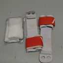 HOLVIST Gymnastics Grips | Leather Made Dowel Gymnastic Grips | Gymnastics Grips for Girls 10-12 | Hook & Loop Gymnastics Grips for Girls 7-9 | 2 Hole Women's Gymnastics Hand Grips (Red)