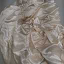 NSGZ Satin Fitted Sheet Full, Single Silky Fitted Sheet Only Soft Deep Pocket Bottom Bed Sheets, Wrinkle Free & Fade Resistant & Breathable Bottom Sheets- Light Khaki