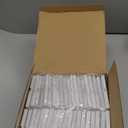 [40 Pack] BESTTEN 1 Gang Mid-Size Screwless Outlet Cover, Midway Decorative Wall Plate, USWP6 Gloss Snow White, Midsize H4.88" x W3.11"