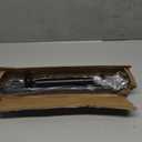 DIIG Sliding Door Security Bar 17.7-50.5inch Adjustable Locking Window Safety Bar with Rubber Tips,Diameter 1inch Window Security Bar for Home Apartment Travel (Black)