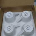 Mfacoy White Coffee Mugs Set of 4, 16 Ounce Mug with Handles, Ceramic Coffee Cups, Porcelain Mugs Sets, Large Coffee Mugs for Coffee, Tea, Hot Cocoa, Milk, Microwave and Dishwasher Safe