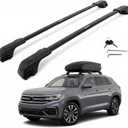 350 lbs Aluminum Roof Rack Cross Bars Fit for VW Tiguan 2018-2026 (Not for Limited) and Taos 2022-2026, Lockable Crossbars Luggage Cargo Carrier, Long-Distance Travel, Rooftop Accessories
