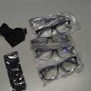 Gaoye Professional Reading Glasses for All Day - Computer Readers with Blue Light Protection - Pack of 5, Black, 2.0 x