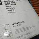 Meliusly Heavy Duty Bunkie Board Queen Size (60x80) - Non-Slip Breathable Bed Support Board for Slatted Bed Frame, Anti-Sag Under Bed Support, Noise Minimizing Moisture Resistant Bed Board