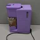 Single Serve Coffee Maker for K Cup, Ground and Tea, Hot and Iced Coffee Machines with Bold Setting, 6 to 16 Oz Brew Sizes, Compact for Small Spaces, Purple (2.0 Version)