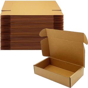 Shipping Boxes 9x5x2 inch 50 Pack,Brown Corrugated Boxes Mailer Packaging for Mailing Small BusinessE-Commerce Gift Boxes for Wrapping Present Moving Storage Heavy Duty Recycled Cardboard Boxes