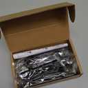 Ravinte 6 Pack | 5 Inch Cabinet Pulls Matte Black Stainless Steel Kitchen Drawer Pulls Cabinet Handles 5InchLength, 3Inch Hole Center