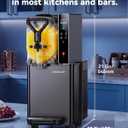 4L/135oz Slushie Machine for Home,1.1 Gal Frozen Drink Maker for Frozen Slushy,Margaritas,Frappés,Milkshake and More