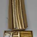 YNL Curved Shower Curtain Rod 35-82 In (2.9-6.8Ft), Gold Round Rustproof Shower Rod for Bathroom Bathtub, Adjustable Arched Shower Curtain Rod, Never Rust|Extra Space|Non-Slip|Expandable|Need to Drill