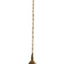 Modern Style Amber Glass Pendant Lights Fixtures 11 In/280mm Diameter Flower Lampshade and Gold Brass Finish with Switch ON/Off Pendant Ceiling Lamp for Farmhouse(Amber)