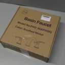 Bathroom Sink Faucet, Faucet for Bathroom Sink, Widespread Brushed Nickel Bathroom Faucet 3 Hole with Stainless Steel Pop Up Drain and cUPC Lead-Free Hose - (Brushed Nickel) (8 Inch 1 Pack)