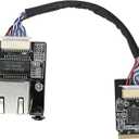 M.2 A E Key to 2.5 Gigabit Ethernet Module for X86 Linux Single Board Computer SBC, i226v 2.5G Ethernet Server NIC, Interface Card10/100/1000/2500 Mbps RJ45 LAN, Support 2230/2280 (M.2 A+E Key, 20CM)