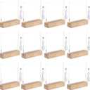 Led Wooden Acrylic Light Base and Blanks (12) - 7'' Led Acrylic Night Lights with USB Cables
